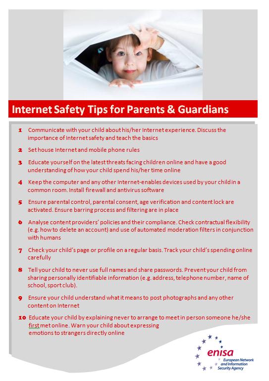 Internet safety tips for parents