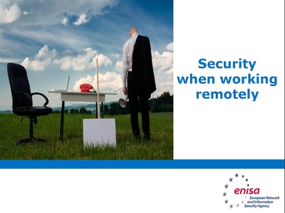 Security when working remotely: Training material