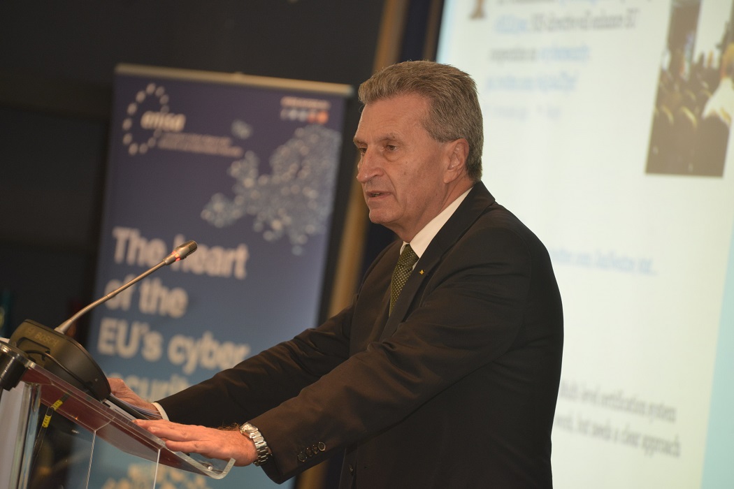 Günther H. Oettinger, Commissioner for Digital Economy and Society