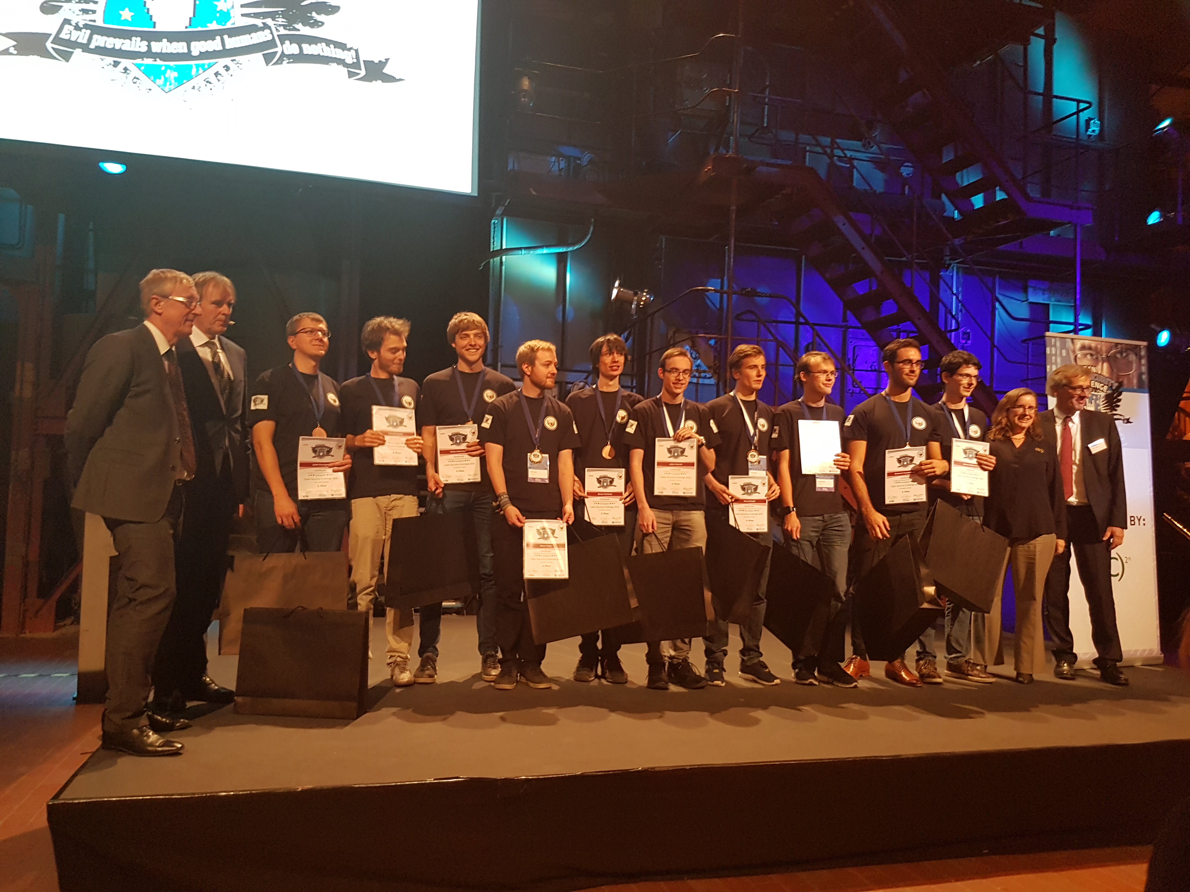 Germany - Third place in the European Cyber Security Challenge competition 2016