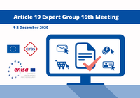 16th Meeting of Article 19 Expert Group: Strengthening Security for e-Trust Services