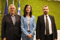 Commissioner Mariya Gabriel meets ENISA Executive Director and staff for a discussion on Cyber Security in Europe