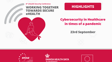 eHealth Security Conference on Covid-19 tracing mobile apps and key findings from session 1