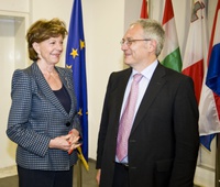   European Commission Vice President Kroes; 1st visit to ENISA