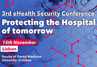 Save the Date! 3rd ehealth Security Conference,15 November, Lisbon
