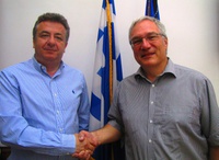 Prof. Helmbrecht meets Crete's Regional Governor
