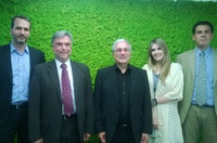 Udo Helmbrecht meets MEP Ms Kaili, Mr Tzortzis, and new MB member Mr Vatikiotis 