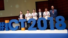 Winners of ECSC 2018 attend ICT Exhibition 