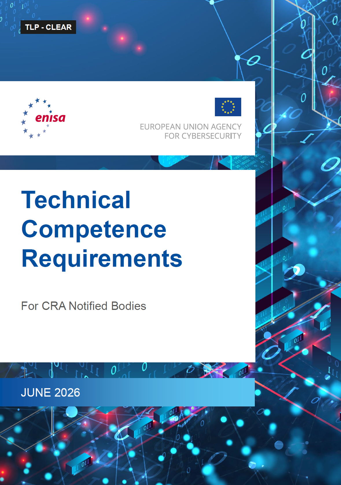 Cover of the ENISA publication Technical Competence Requirements for CABs published in June 2026