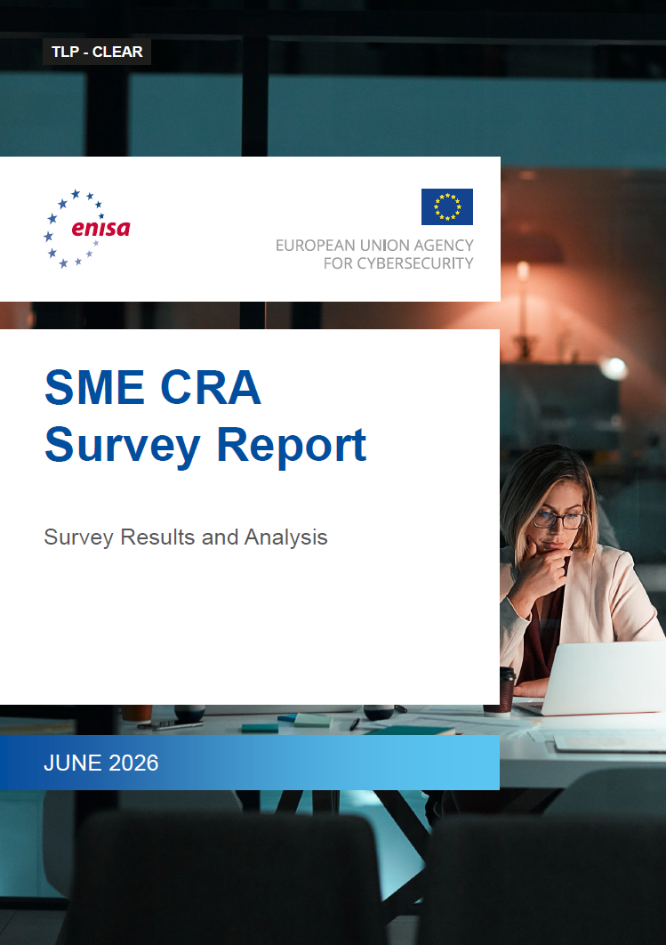 SME CRA Survey Report cover published by ENISA in June 2026