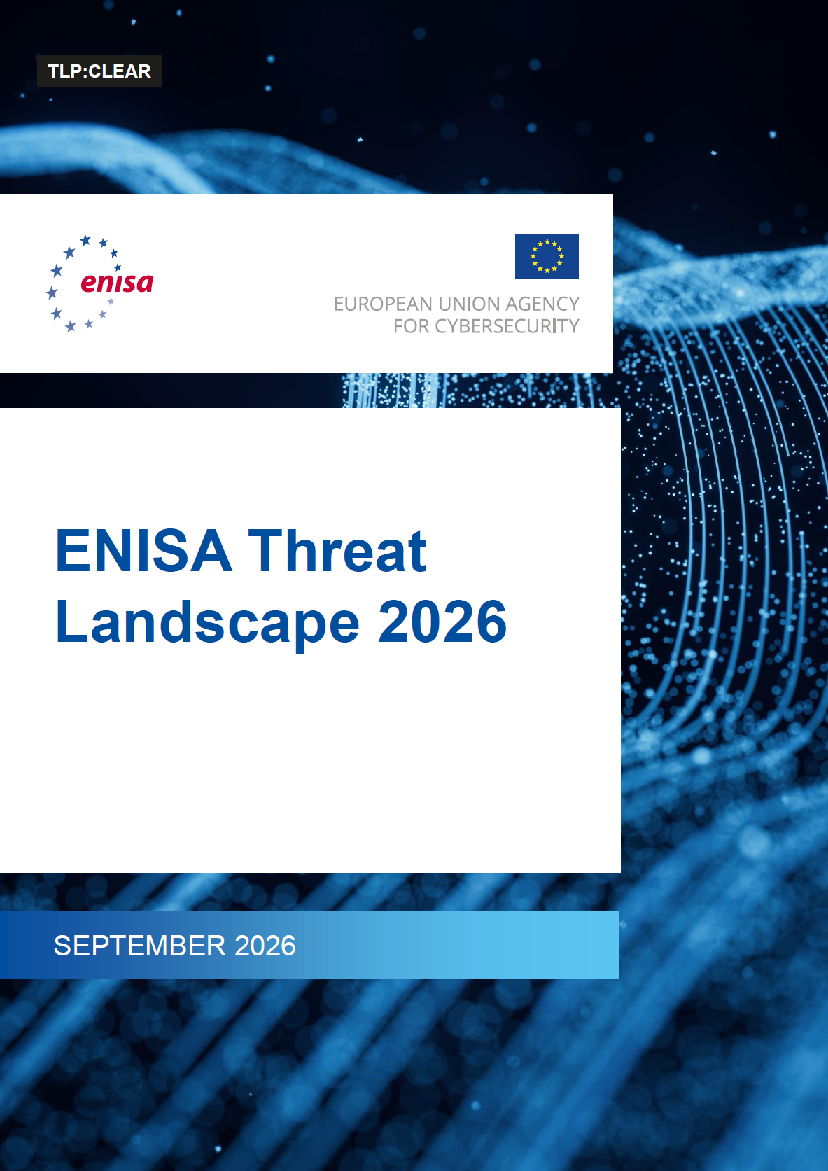 Cover of the ENISA Threat Landscape 2026 published in September 2026