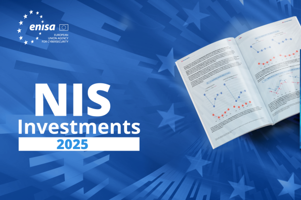ENISA NIS Investments 2025 promotional image featuring the report cover