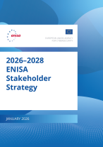 Cover page of the ENISA Stakeholder Strategy 2026-2028, published in January 2026