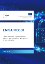 Cover of ENISA NIS360 report published in May 2026