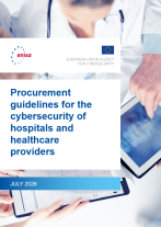 Cover of the ENISA publication "Procurement guidelines for the cybersecurity of hospitals healthcare providers" published in July 2026