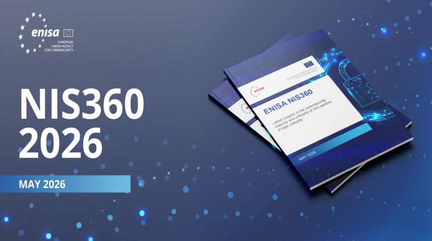 Banner promoting the ENISA NIS 360 report published in May 2026