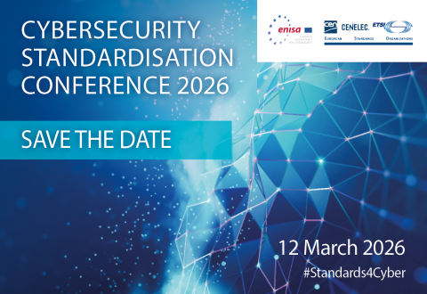Cybersecurity Standardisation Conference 2026 - Save the date visual