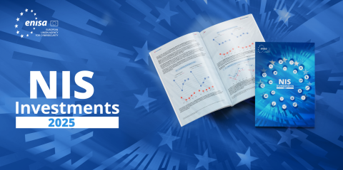 ENISA NIS Investments 2025 promotional image featuring the report cover