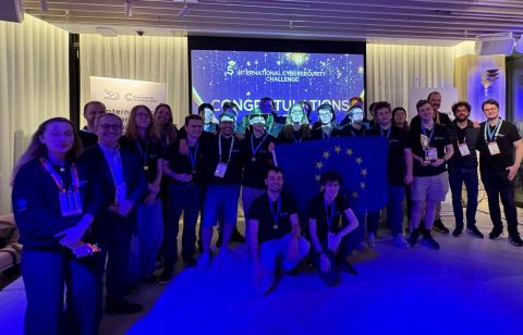 Team Europe, winners of the International Cybersecurity Challenge 2026