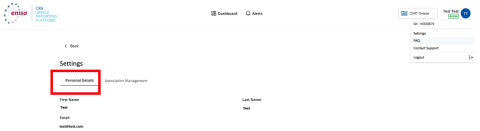 Personal details