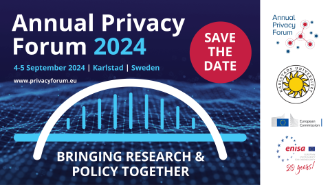 Bringing research and policy together. Annual Privacy Forum 2024. 4-5 september 2024, Karistad, Sweden.