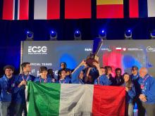 Picture of the winning team of the ECSC 2025 - Italy