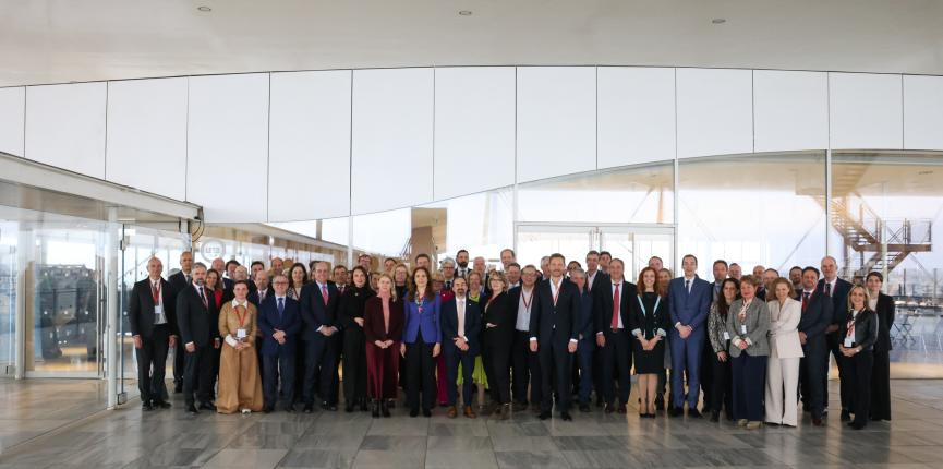 Picture of the Directors of the EU Agencies that joined the EU Agencies Network meeting in February 2026 in Athens