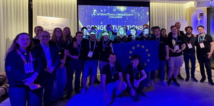 Team Europe, winners of the International Cybersecurity Challenge 2026