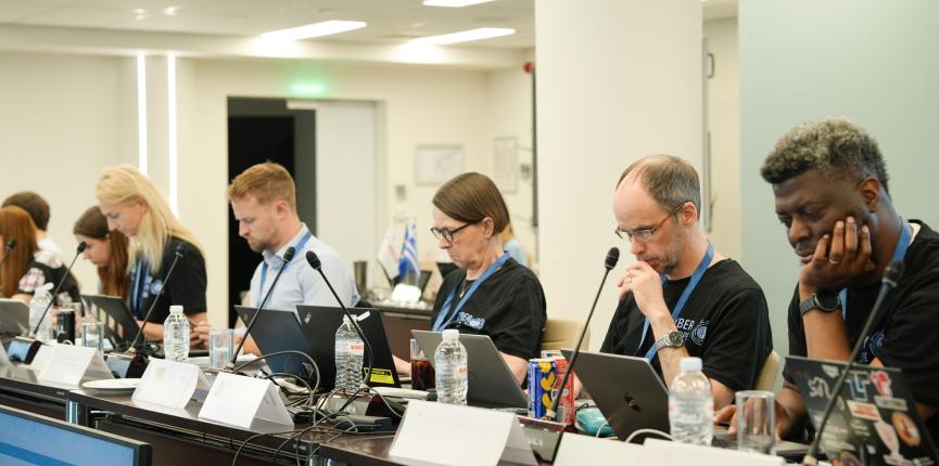 Cyber Europe 2026 participants in action