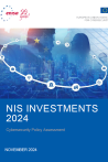Futuristic image of a city and people working promoting the concept of NIS Investments in essential sectors