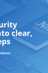 Visual with a background image of a NIS2-themed book, featuring the ENISA logo and the text: “Turning security measures into clear practical steps. ENISA publishes technical implementation guide.