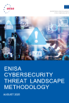 ENISA Cybersecurity Threat Landscape Methodology cover with report title published in August 2025