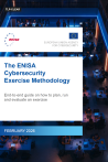 Cover of the ENISA Cybersecurity Exercise Methodology publication, written in December 2025