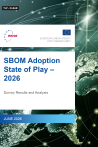 SBOM Adoption State of Play 2026 - Cover of the survey results published by the European Union Agency for Cybersecurity in June 2026.