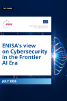 Cover of the ENISA publication on cybersecurity in the frontier AI era, published in July 2026