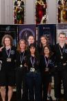 Team Europe winning first place at the Women's International Cybersecurity Challenge