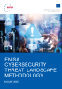 ENISA Cybersecurity Threat Landscape Methodology cover with report title published in August 2025